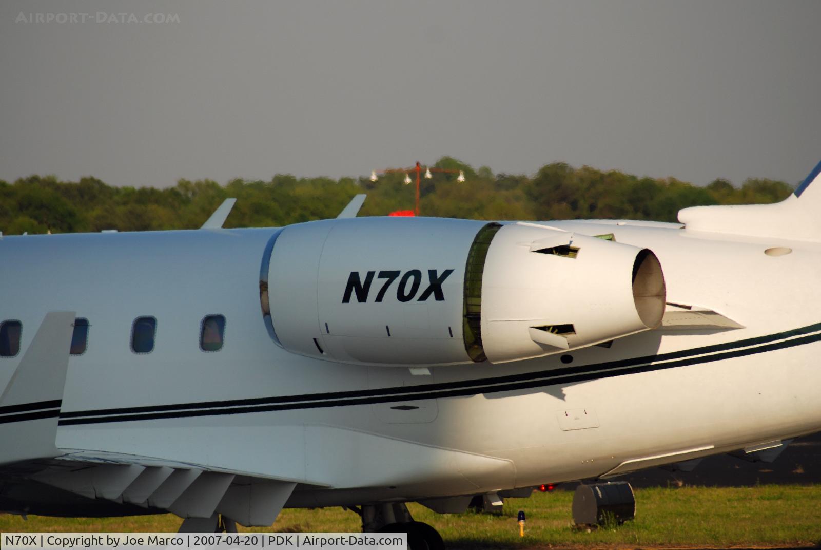 N70X, 1981 Canadair Challenger 600 (CL-600-1A11) C/N 1032, Taken @ PDK