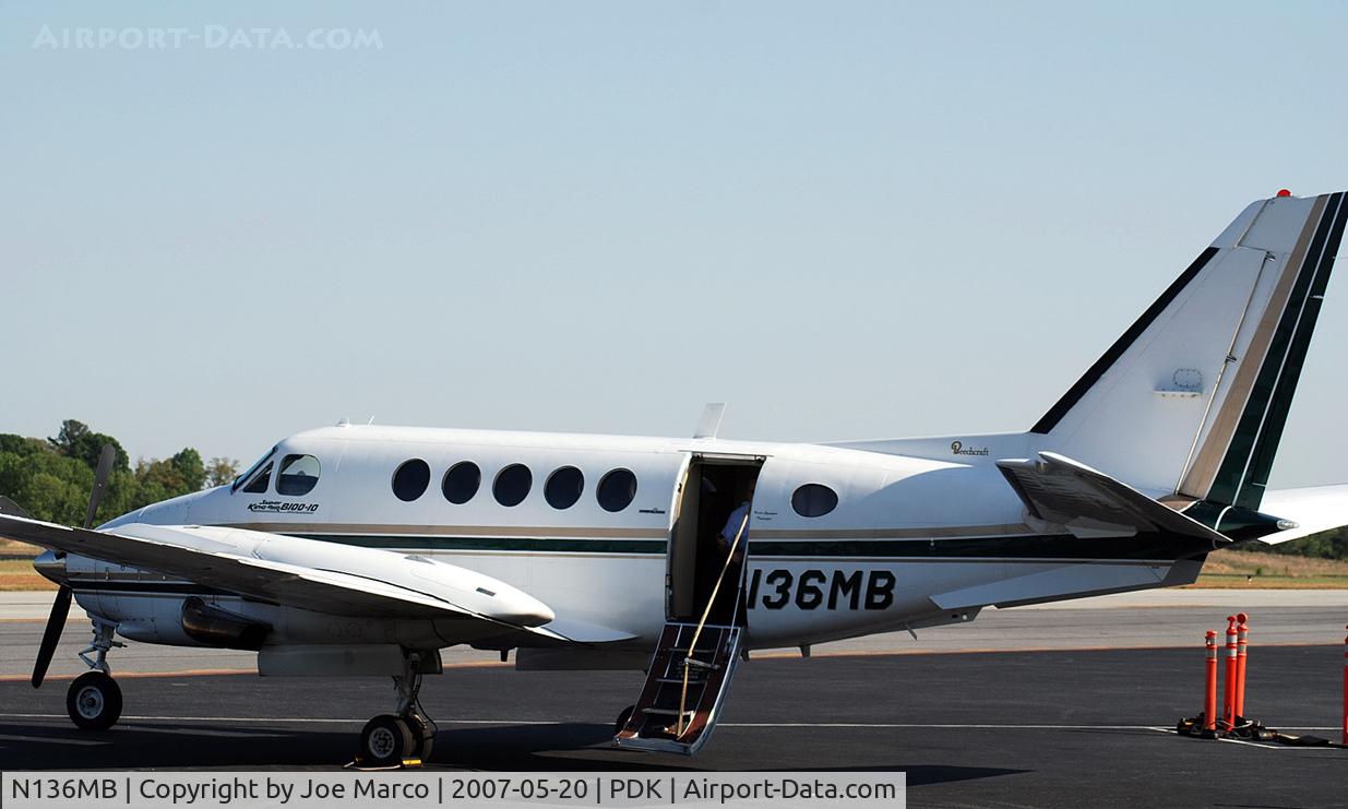 N136MB, 1978 Beech B100 King Air C/N BE-50, Taken @ PDK