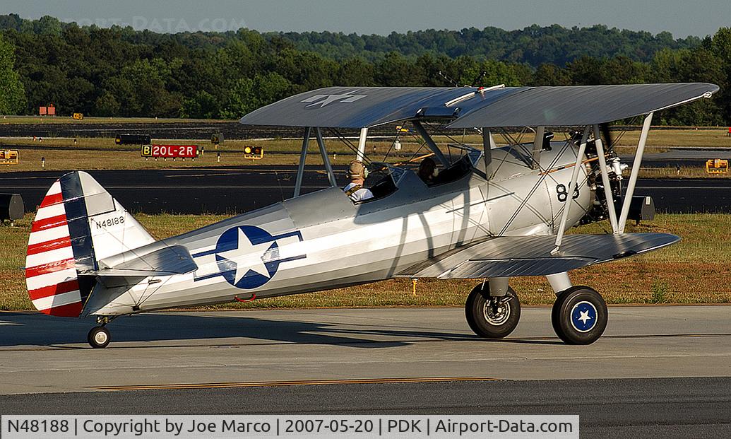 N48188, 1940 Boeing A75N1(PT17) C/N 75-951, Taken @ PDK