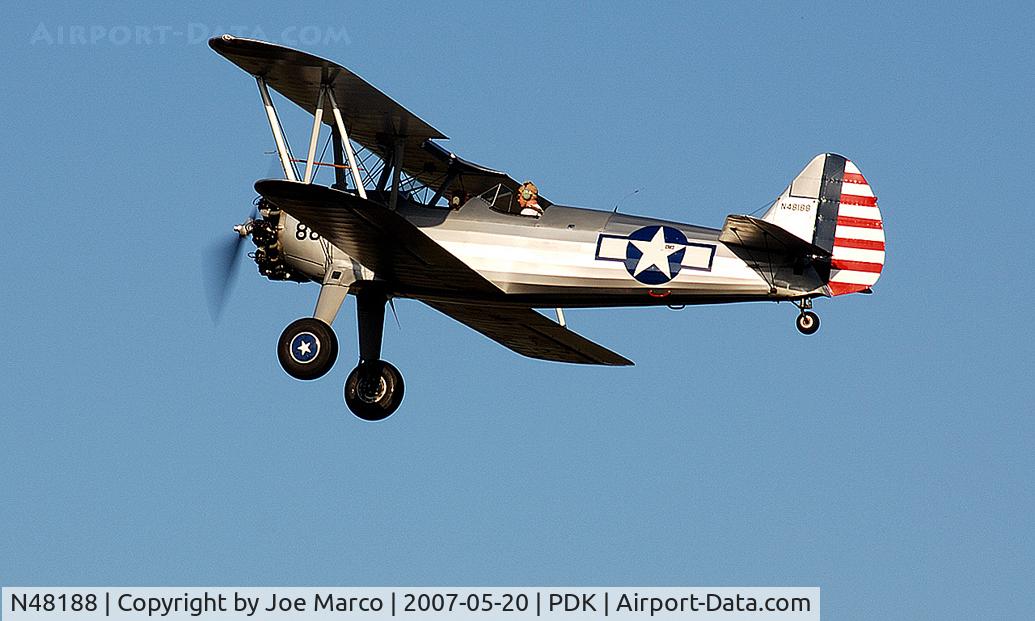 N48188, 1940 Boeing A75N1(PT17) C/N 75-951, Taken @ PDK