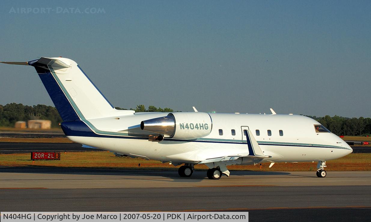 N404HG, Canadair Challenger 601-3A (CL-600-2B16) C/N 5017, Taken @ PDK