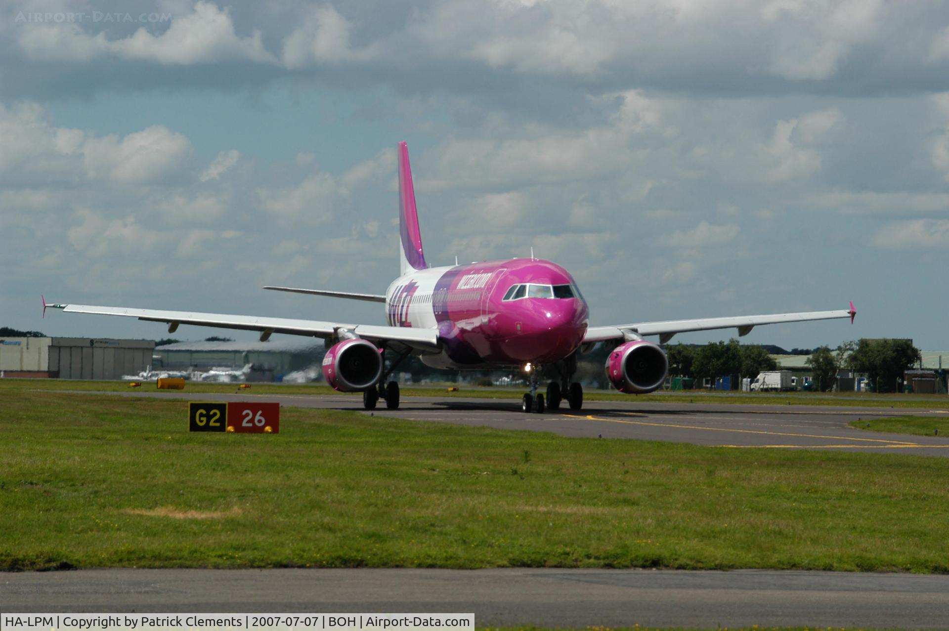 HA-LPM, 2007 Airbus A320-232 C/N 3177, WIZZ AIR A320 FIRST VISIT OVER BACK TO POLAND
