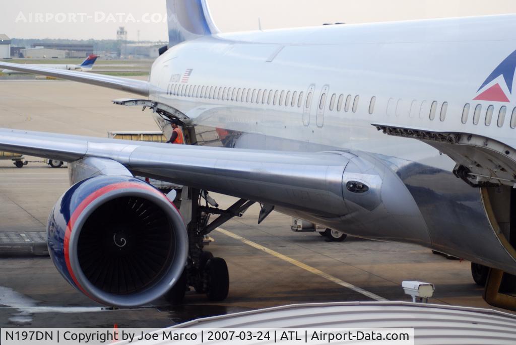 N197DN, 1997 Boeing 767-332 C/N 28454, Taken @ ATL
