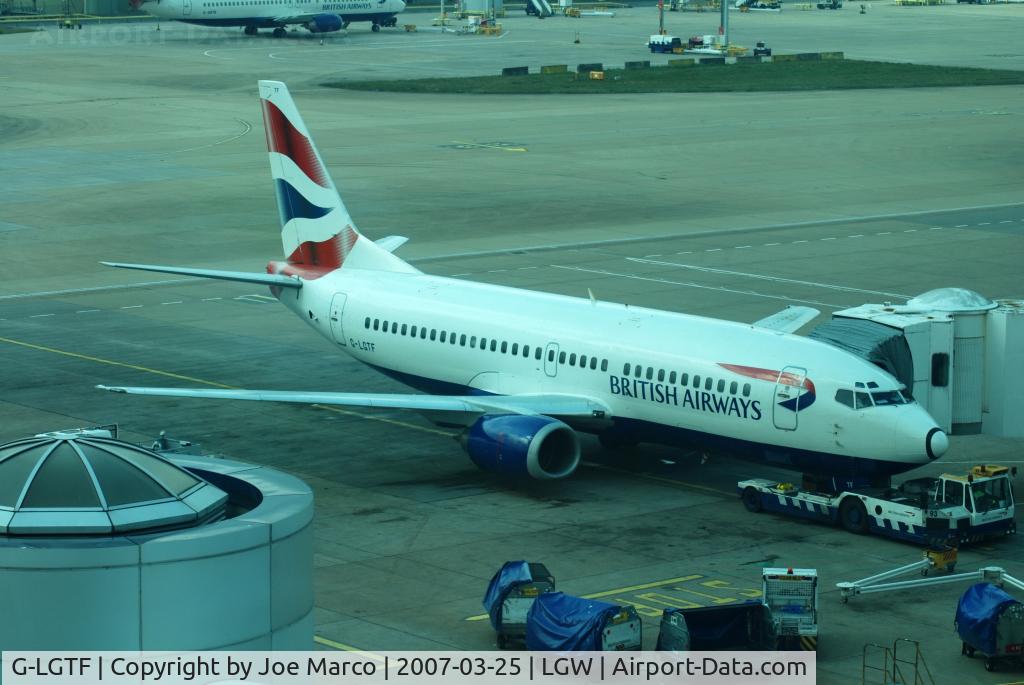 G-LGTF, 1990 Boeing 737-382 C/N 24450, Taken @ LGW