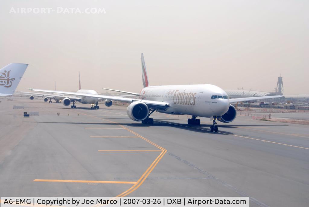 A6-EMG, 1997 Boeing 777-21H/ER C/N 27252, Taken @ DXB