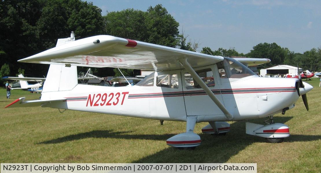 N2923T, 1967 Aero Commander 100 Darter Commander C/N 063, Aeronca/T-craft fly-in at Alliance, OH