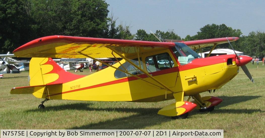 N7575E, 1958 Champion Aeronca 7GC C/N 7GC-18, Aeronca/T-craft fly-in at Alliance, OH