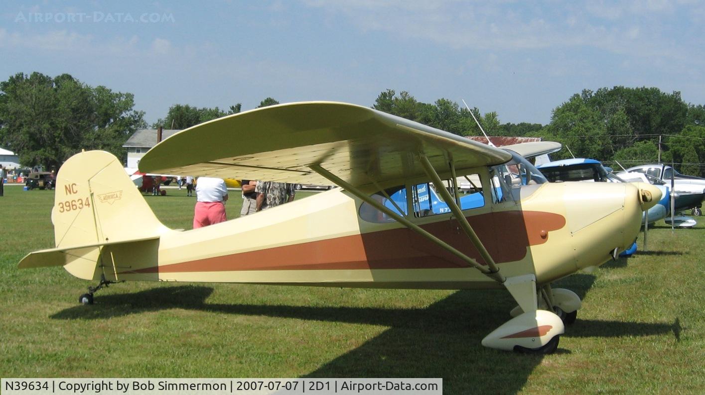 N39634, 1945 Aeronca 11AC Chief C/N 11AC-2, Aeronca/T-craft fly-in at Alliance, OH