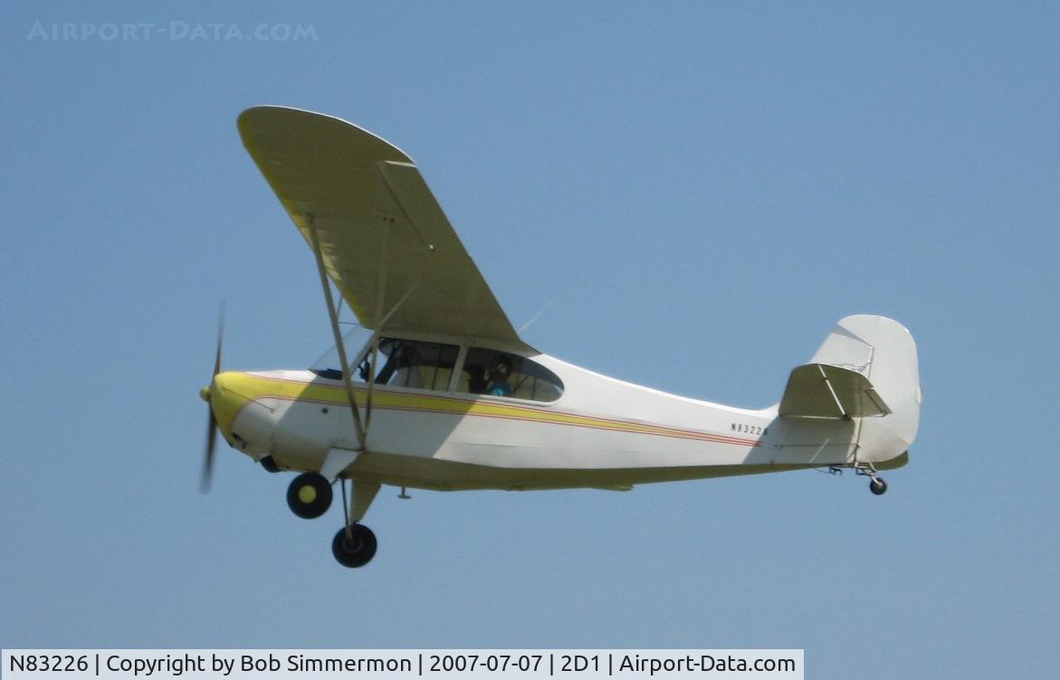 N83226, 1946 Aeronca 7AC Champion C/N 7AC-1887, Aeronca/T-craft fly-in at Alliance, OH