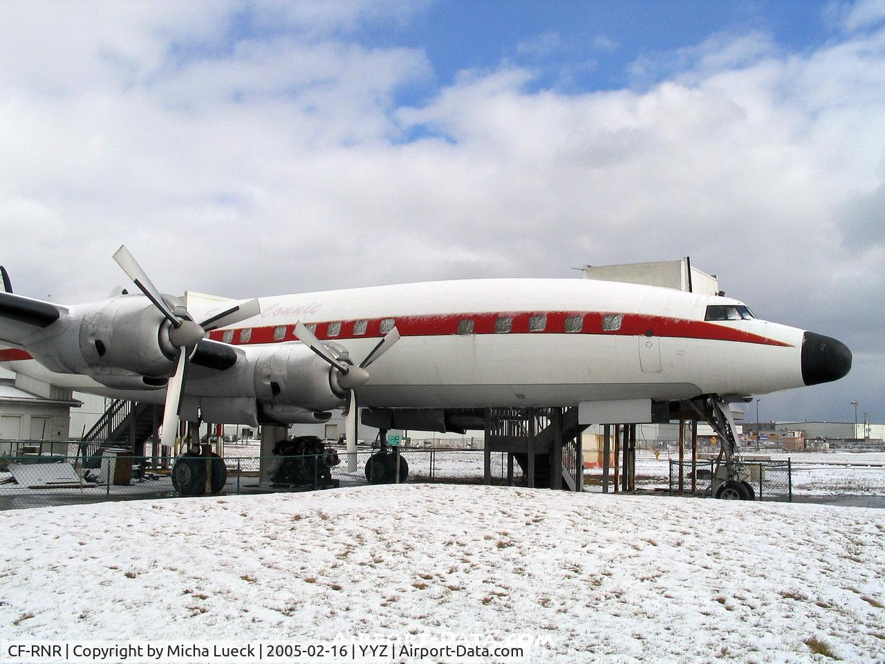 CF-RNR, 1954 Lockheed L-1049C Super Constellation C/N 4544, This Super Constellation has now been removed from YYZ