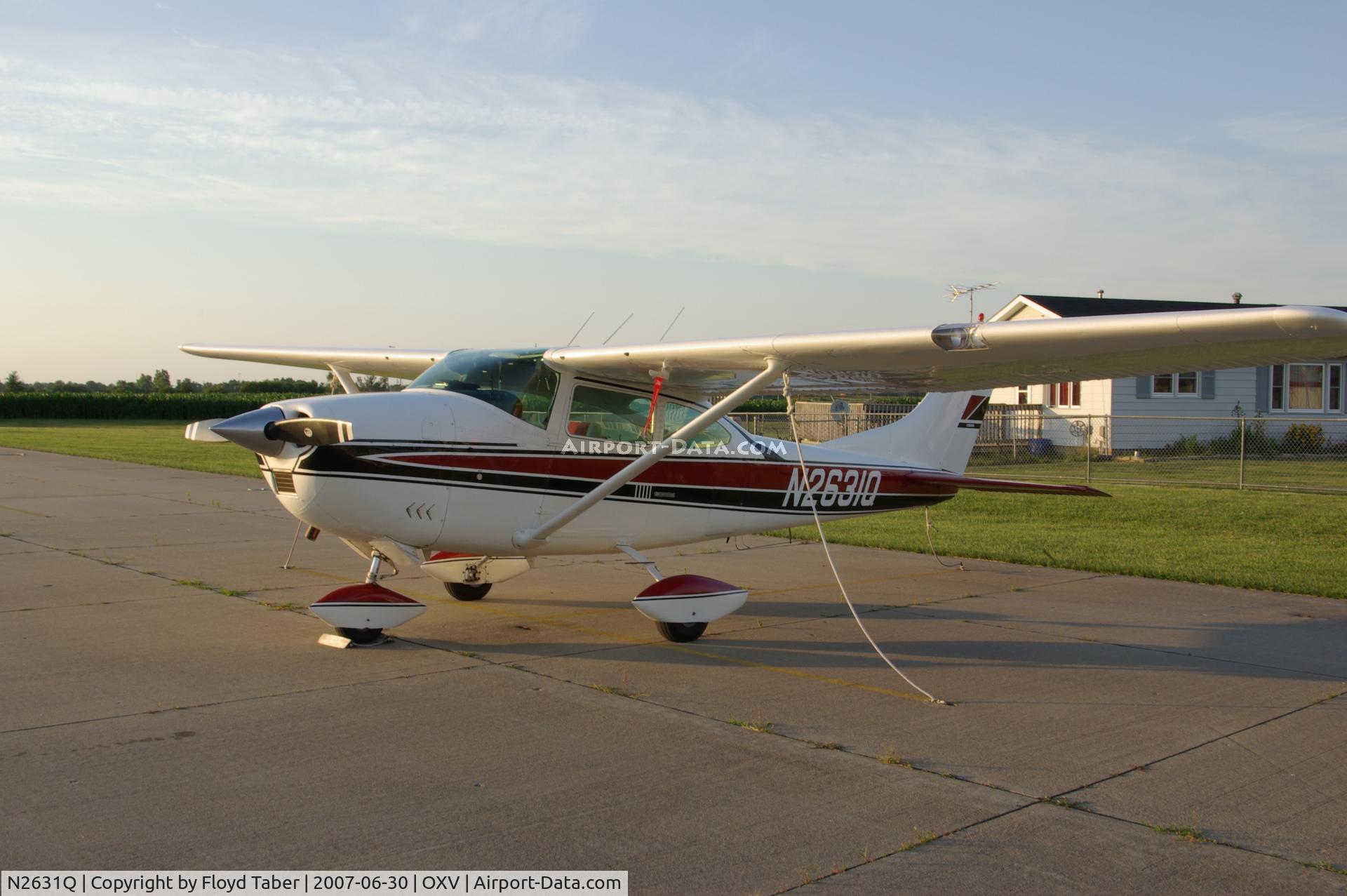 N2631Q, 1966 Cessna 182K Skylane C/N 18257831, In for the Races