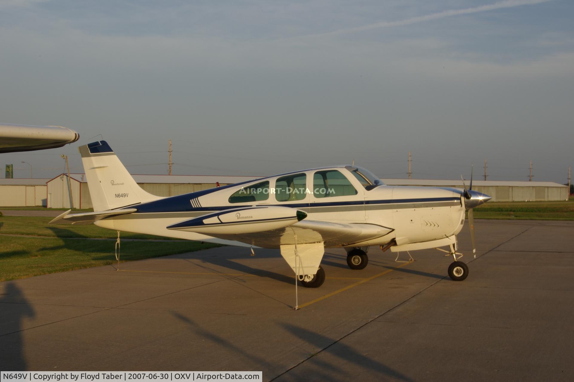 N649V, 1960 Beech 35-33 Debonair C/N CD-47, I