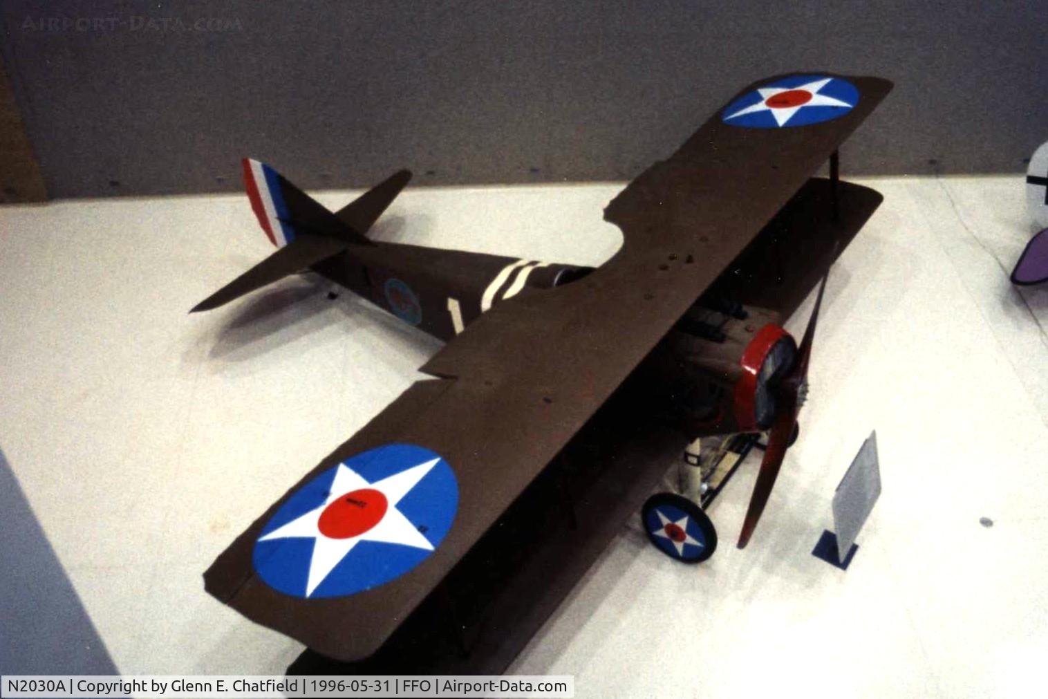 N2030A, 1918 SPAD S-XIII C1 C/N 1924E, At the National Museum of the U.S. Air Force