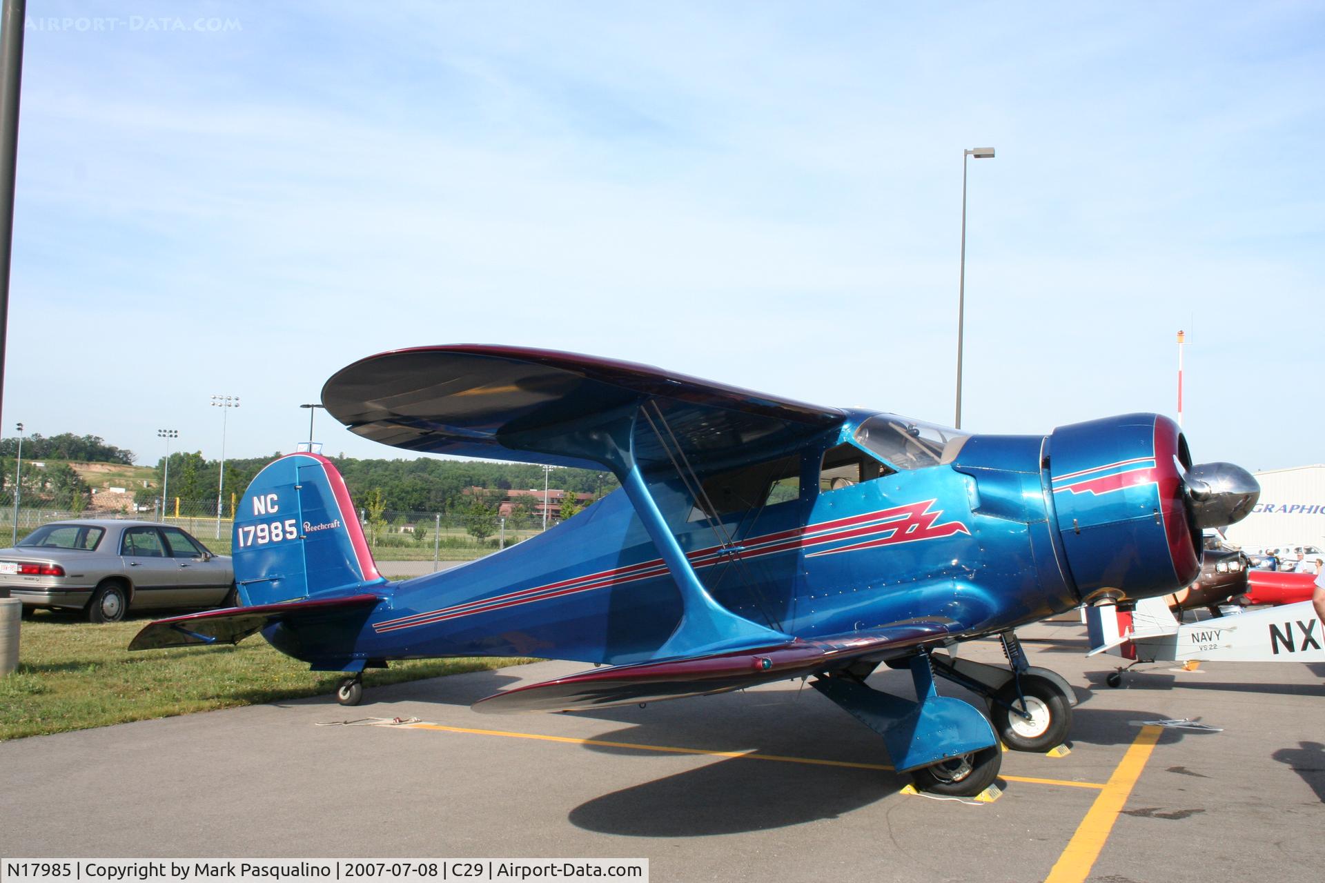 N17985, 1943 Beech D17S Staggerwing C/N 4807, Beech D17S