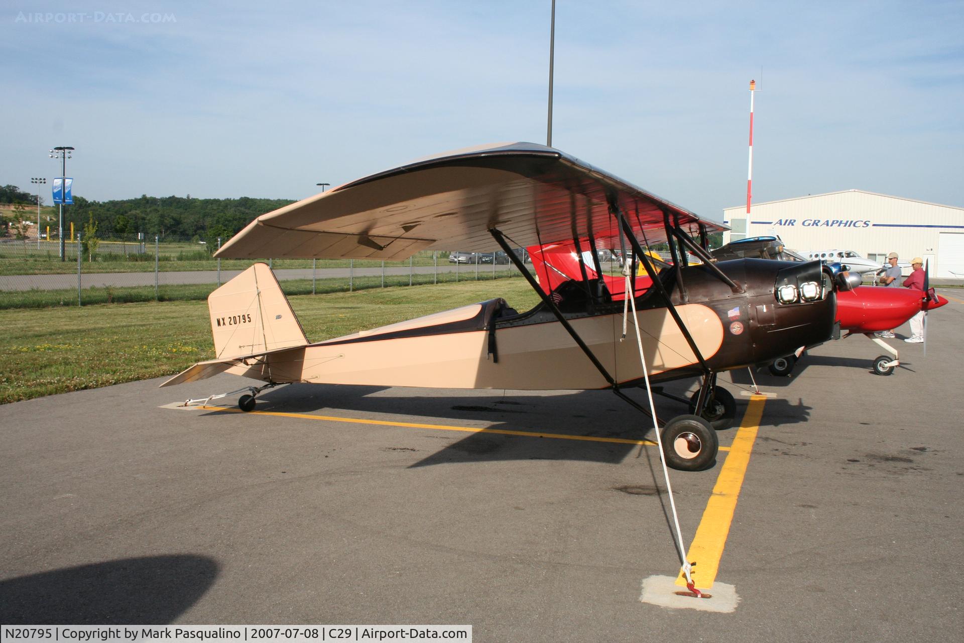 N20795, 1990 Pietenpol Air Camper C/N 101 (N20795), Pietenpol Aircamper