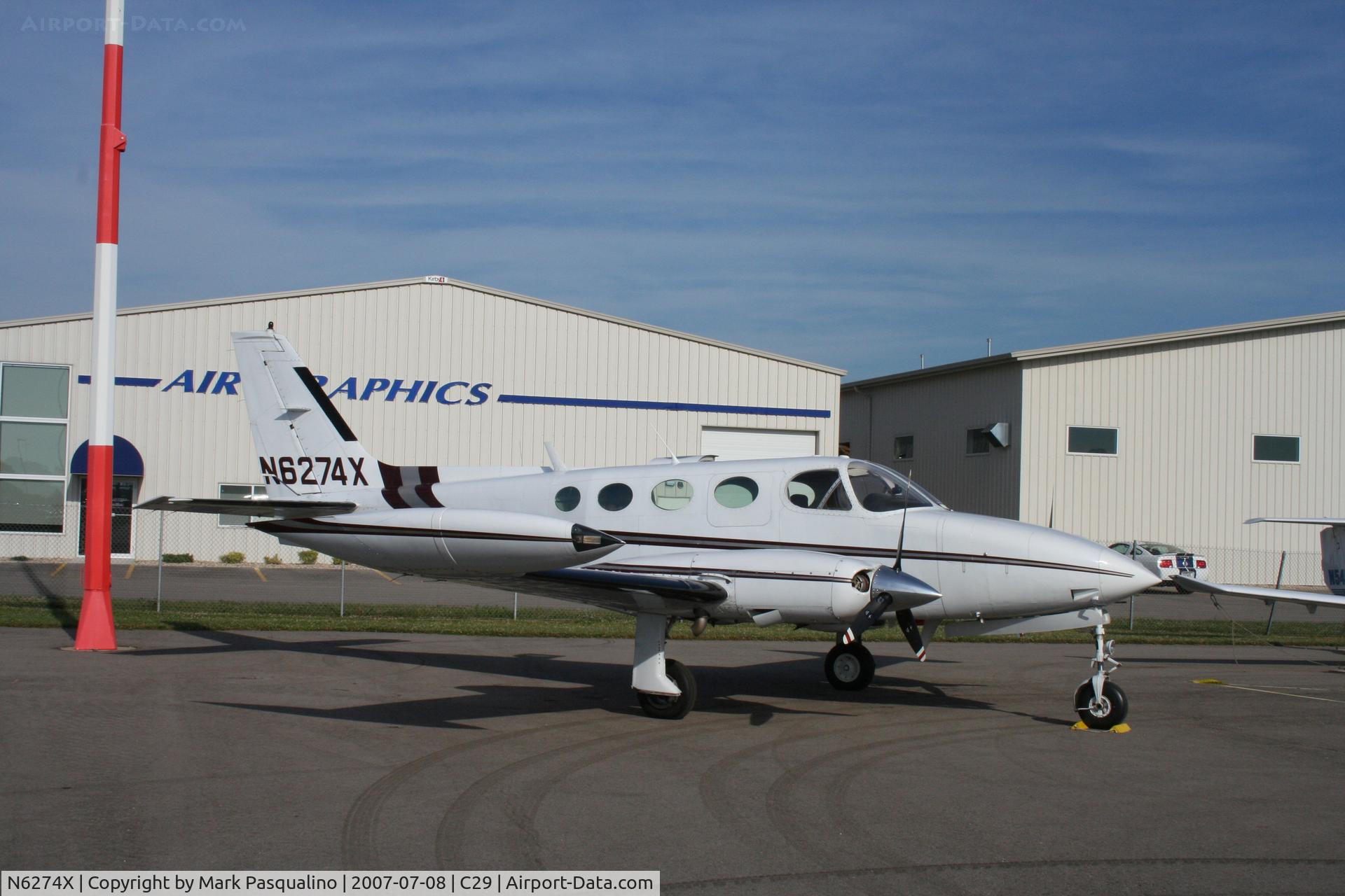 N6274X, 1978 Cessna 340A C/N 340A0458, Cessna 340A