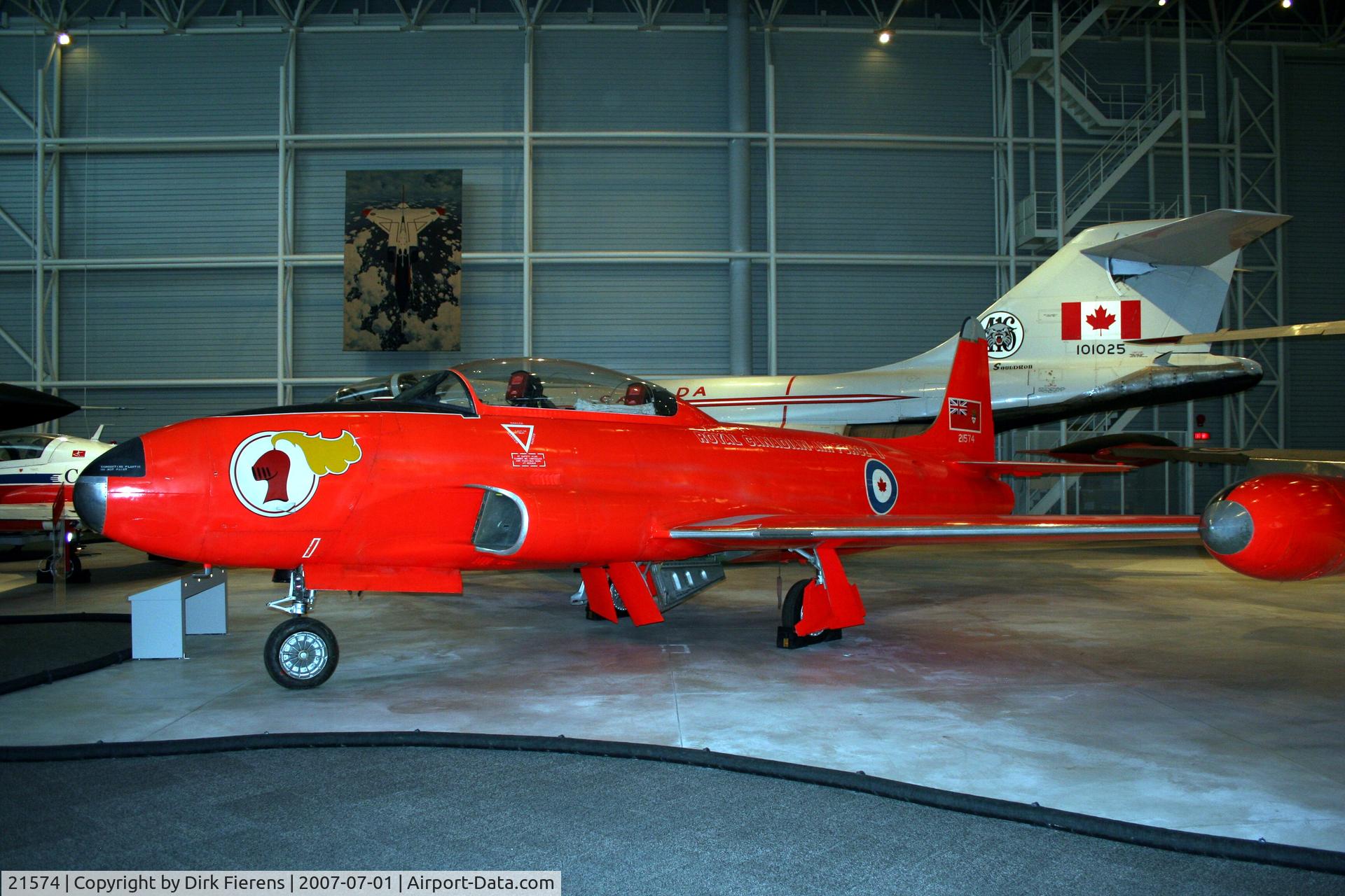 21574, 1957 Canadair CT-133 Silver Star C/N T33-574, T-33 Red Knight, Rockcliff air Museum