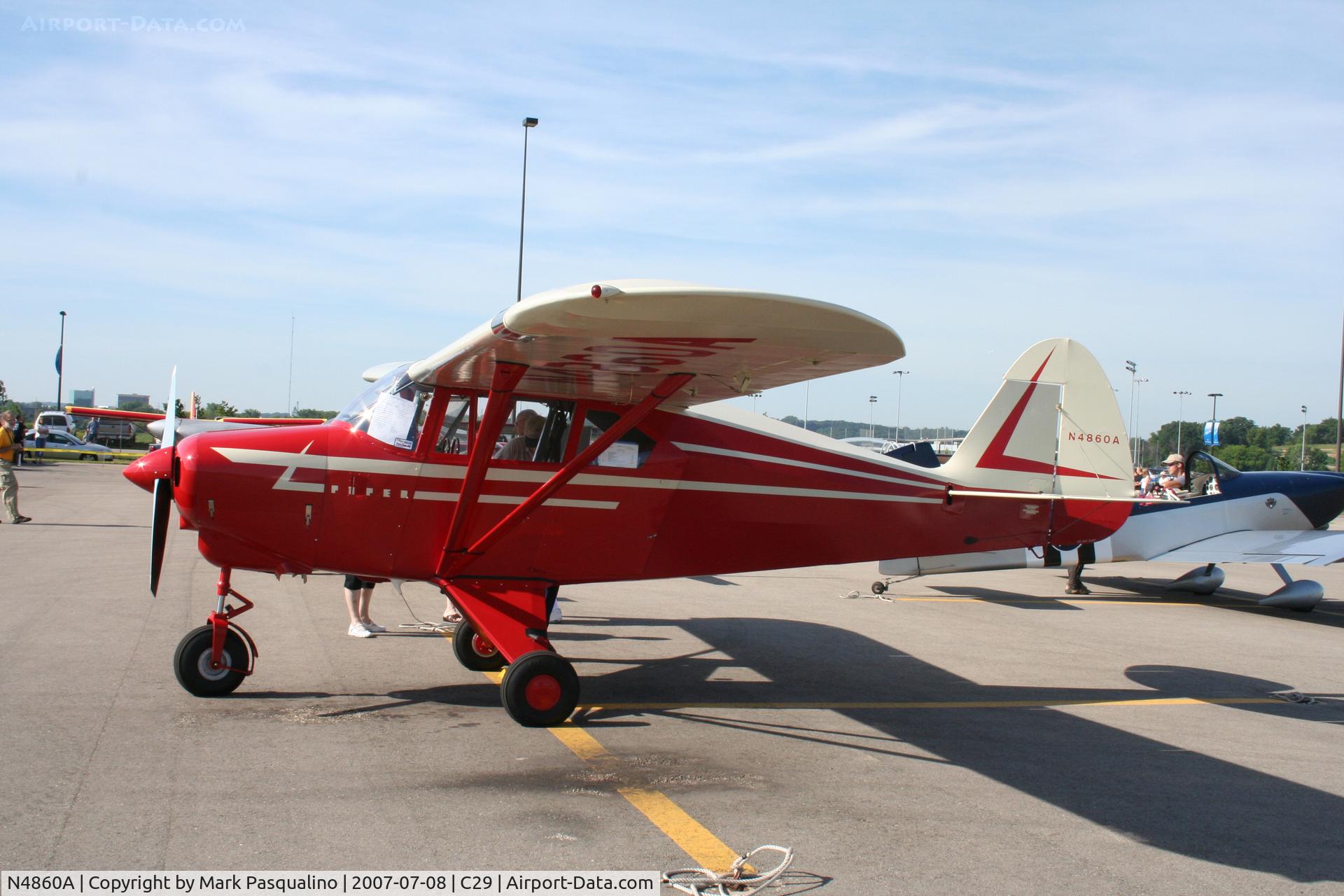 N4860A, 1956 Piper PA-22-150 C/N 22-4019, Piper PA-22-150