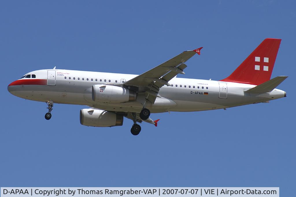 D-APAA, 2002 Airbus A319-132 C/N 1947, Privat Air Airbus A319