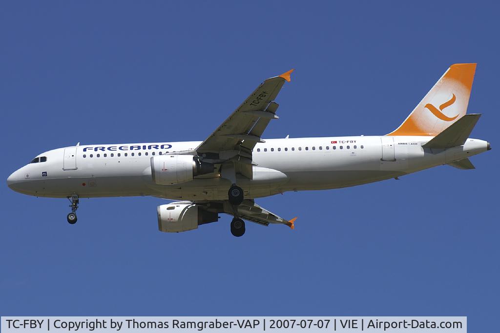 TC-FBY, 1991 Airbus A320-211 C/N 283, Freebird Airlines Airbus A320