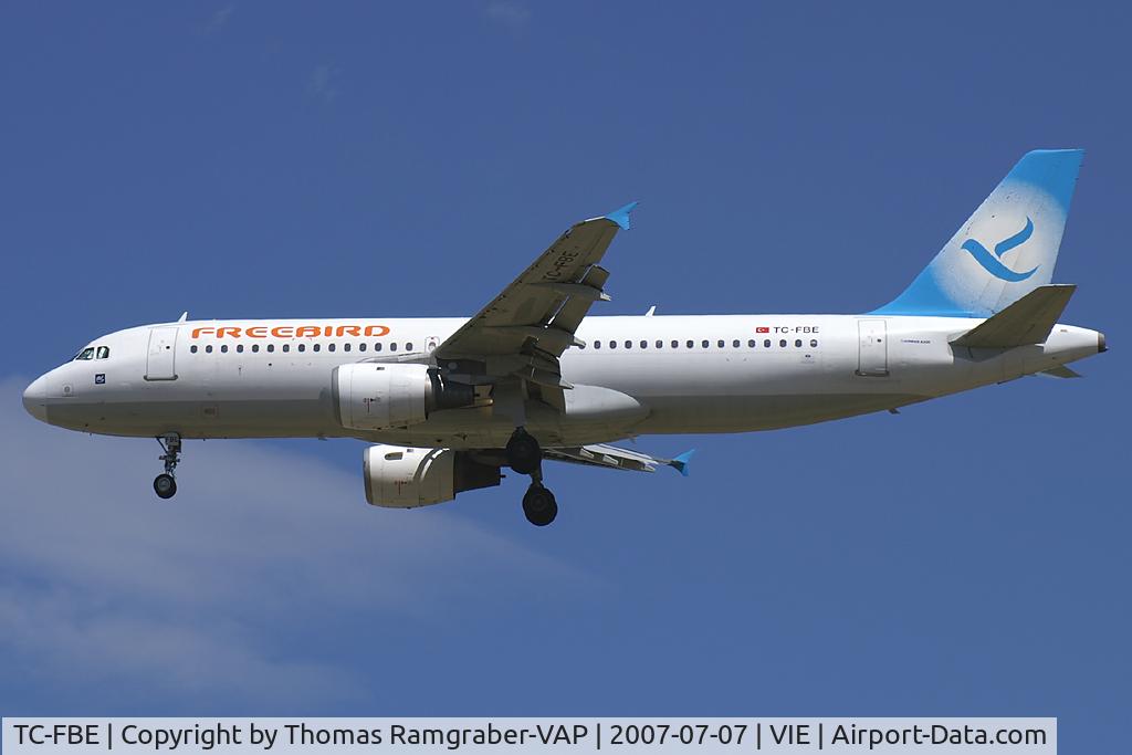 TC-FBE, 1990 Airbus A320-212 C/N 132, Freebird Airlines Airbus A320