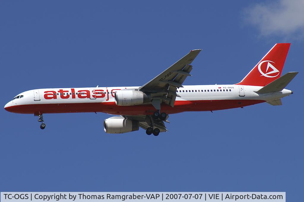 TC-OGS, 2000 Boeing 757-256 C/N 29307, Atlasjet Airlines Boeing 757-200