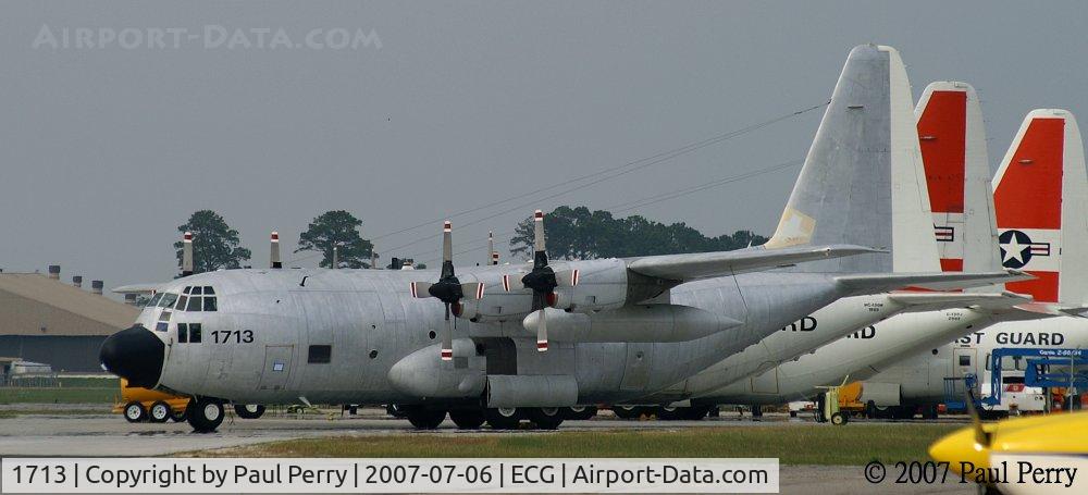 1713, 1984 Lockheed HC-130H Hercules C/N 382-5034, Another Herc getting some work done, yet to receive her paint