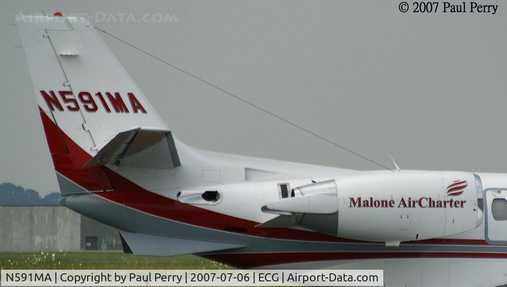 N591MA, 2001 Cessna 560XL C/N 560-5163, The finer points of her empennage...APU, nacelles, and the like