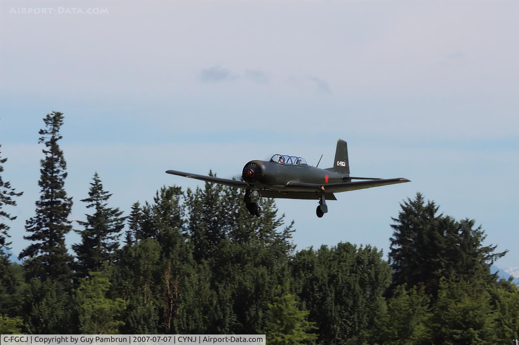 C-FGCJ, 1989 Nanchang CJ-6A C/N 4632022, On final
