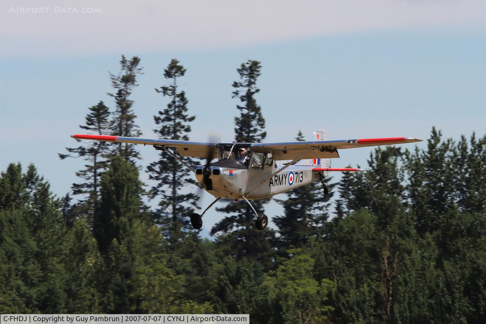 C-FHDJ, 1951 Cessna 305A C/N 22886, On final