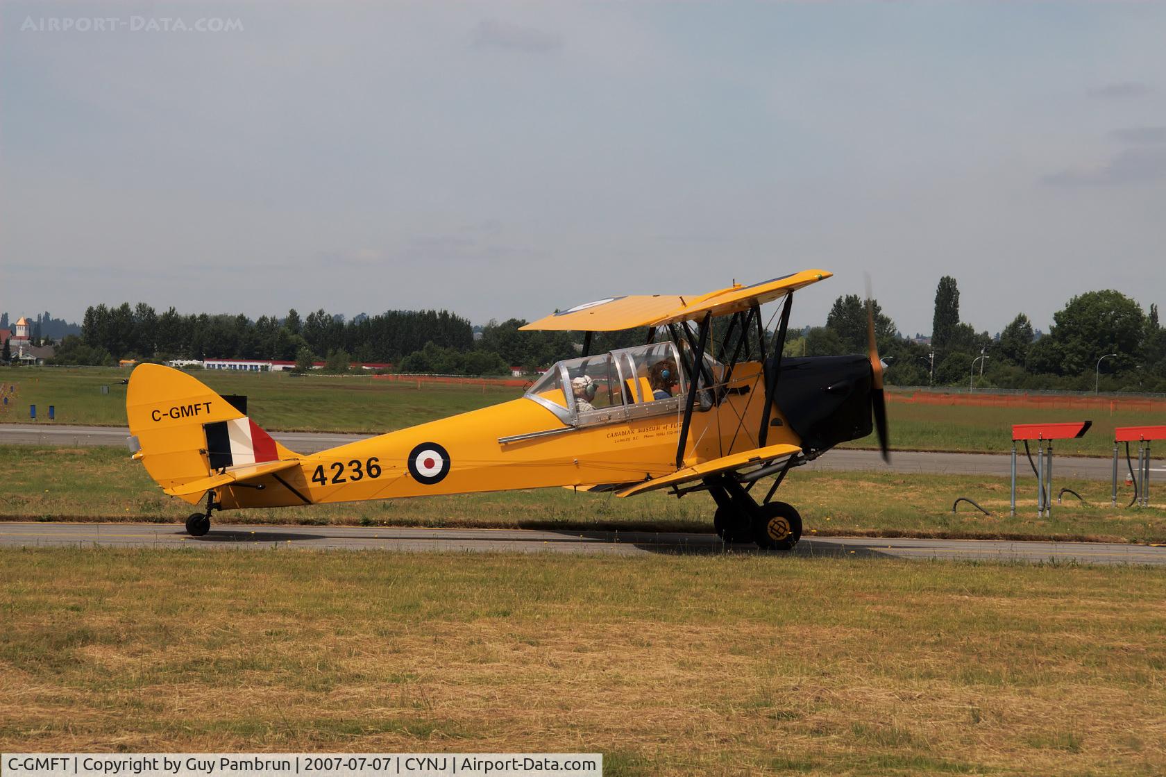 C-GMFT, 1941 De Havilland Canada DH-82C Tiger Moth C/N DHC1178, A nice side view
