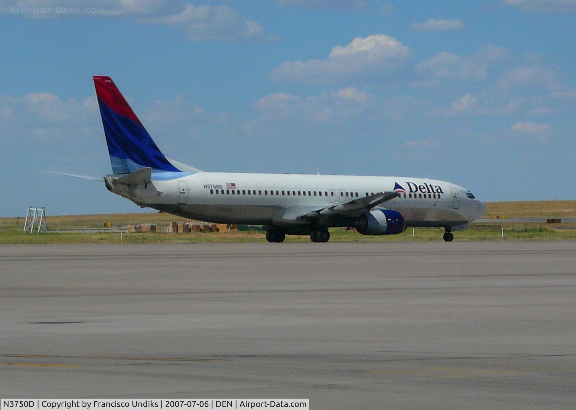 N3750D, 2001 Boeing 737-832 C/N 32375, Delta Airlines 737-800