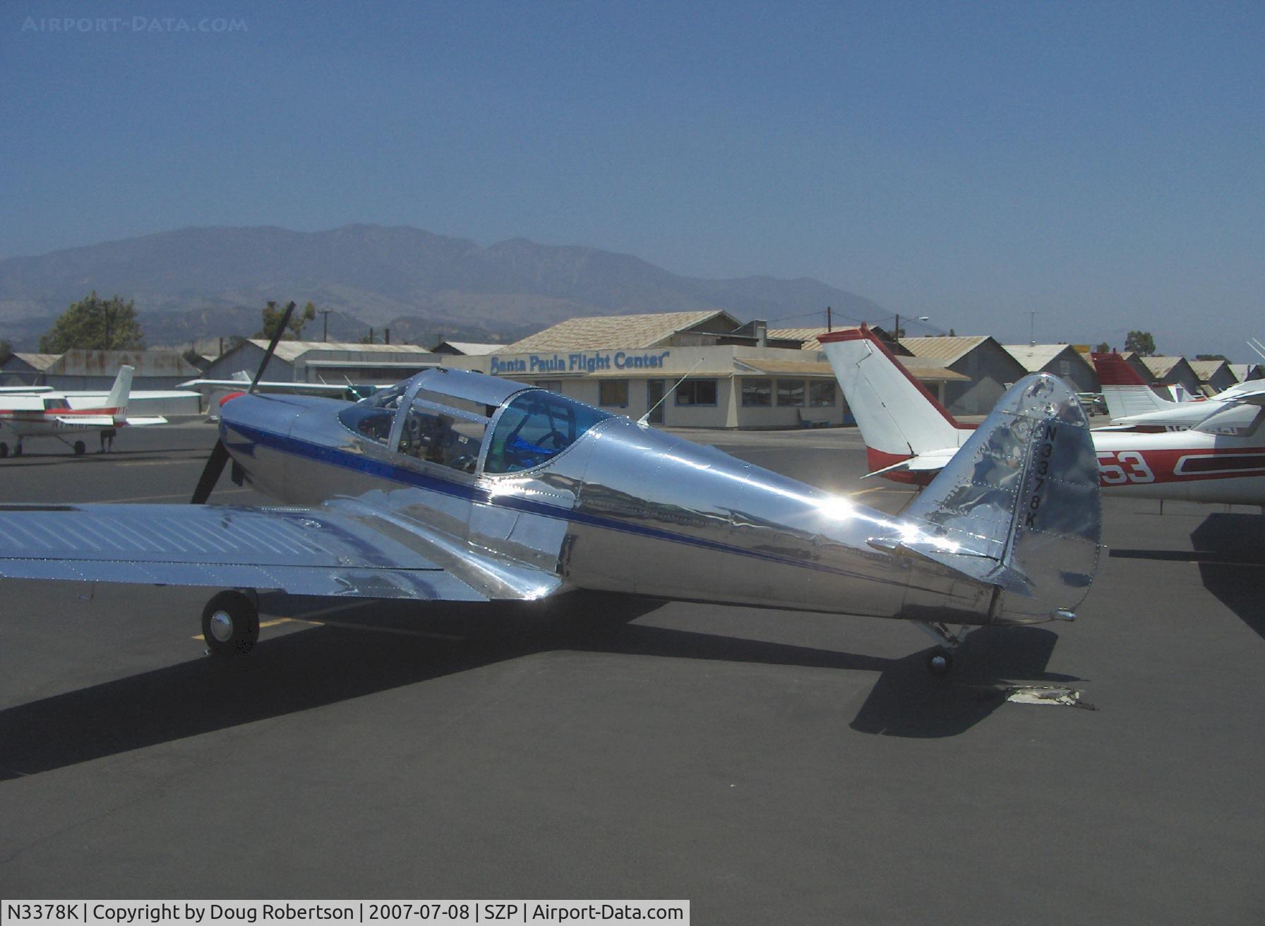N3378K, 1946 Globe GC-1B Swift C/N 1371, 1946 Globe GC-1BB SWIFT, Continental C125 125 Hp, highly polished absolutely original appearance!