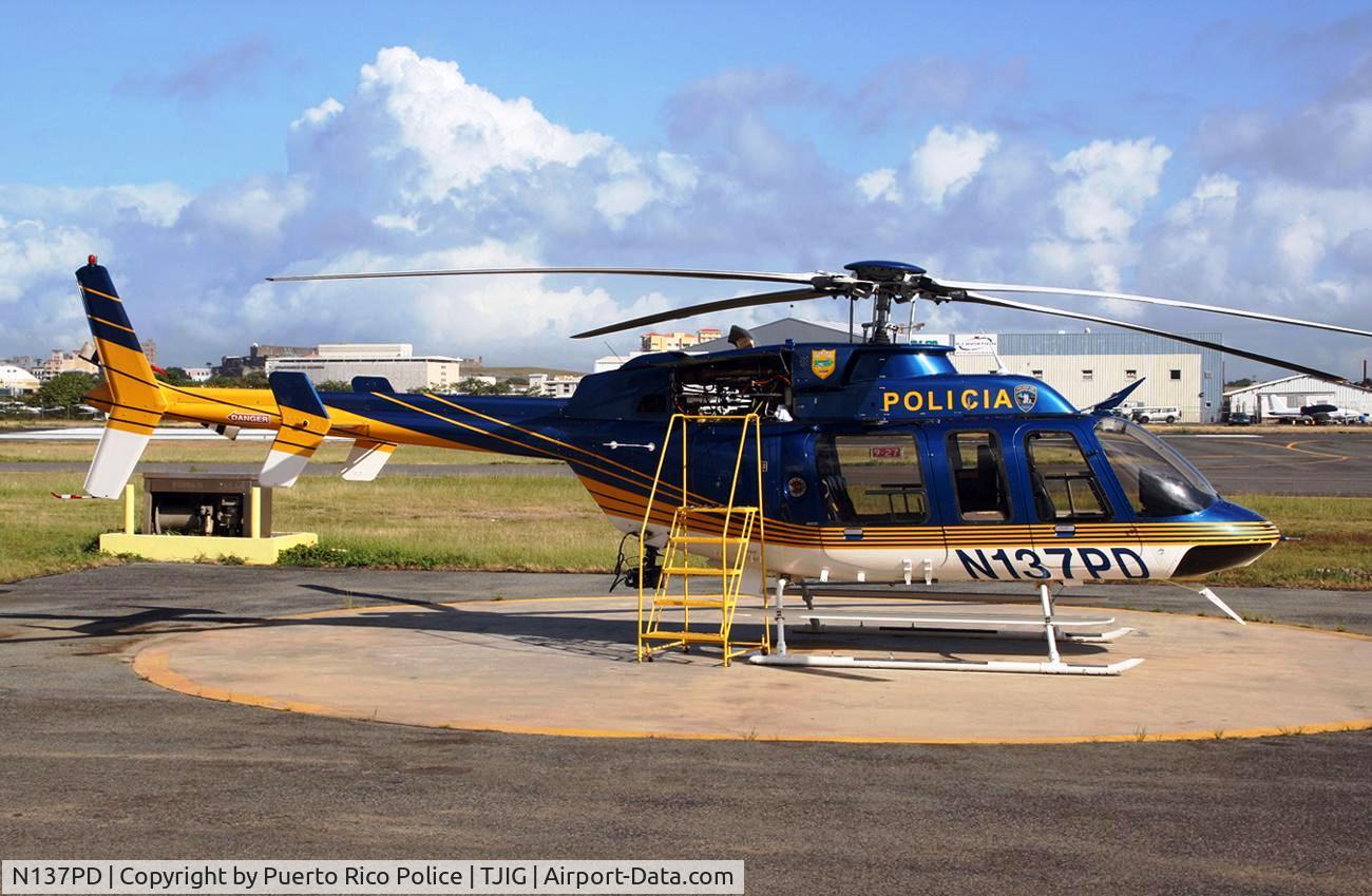 N137PD, 2000 Bell 407 C/N 53431, This one of 4 new Bell-407 of the Puerto Rico Police