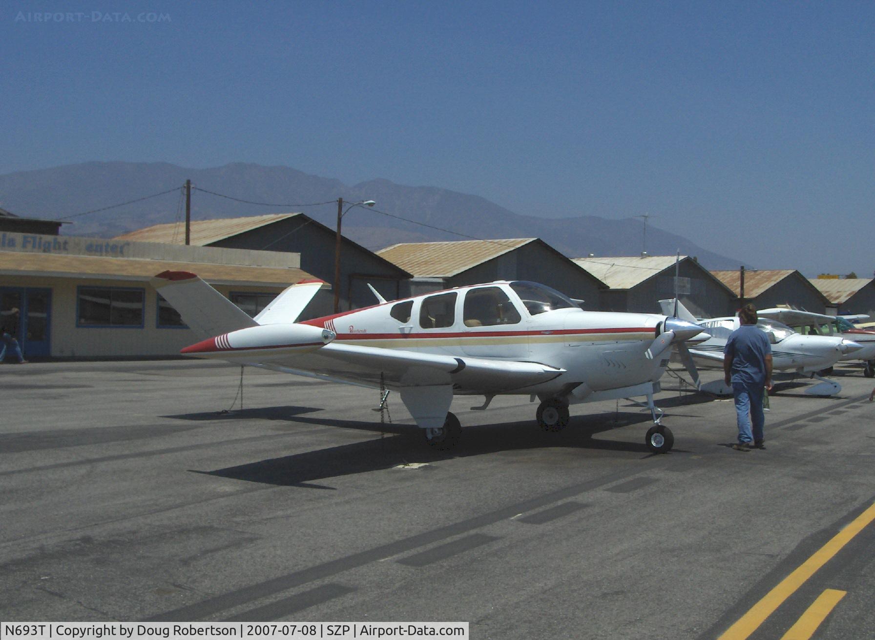 N693T, 1959 Beech K35 Bonanza C/N D-5984, 1959 Beech K35 BONANZA, Continental IO-470-C 250 Hp, 1st Bonanza with 50 gals. std., max speed 210 mph