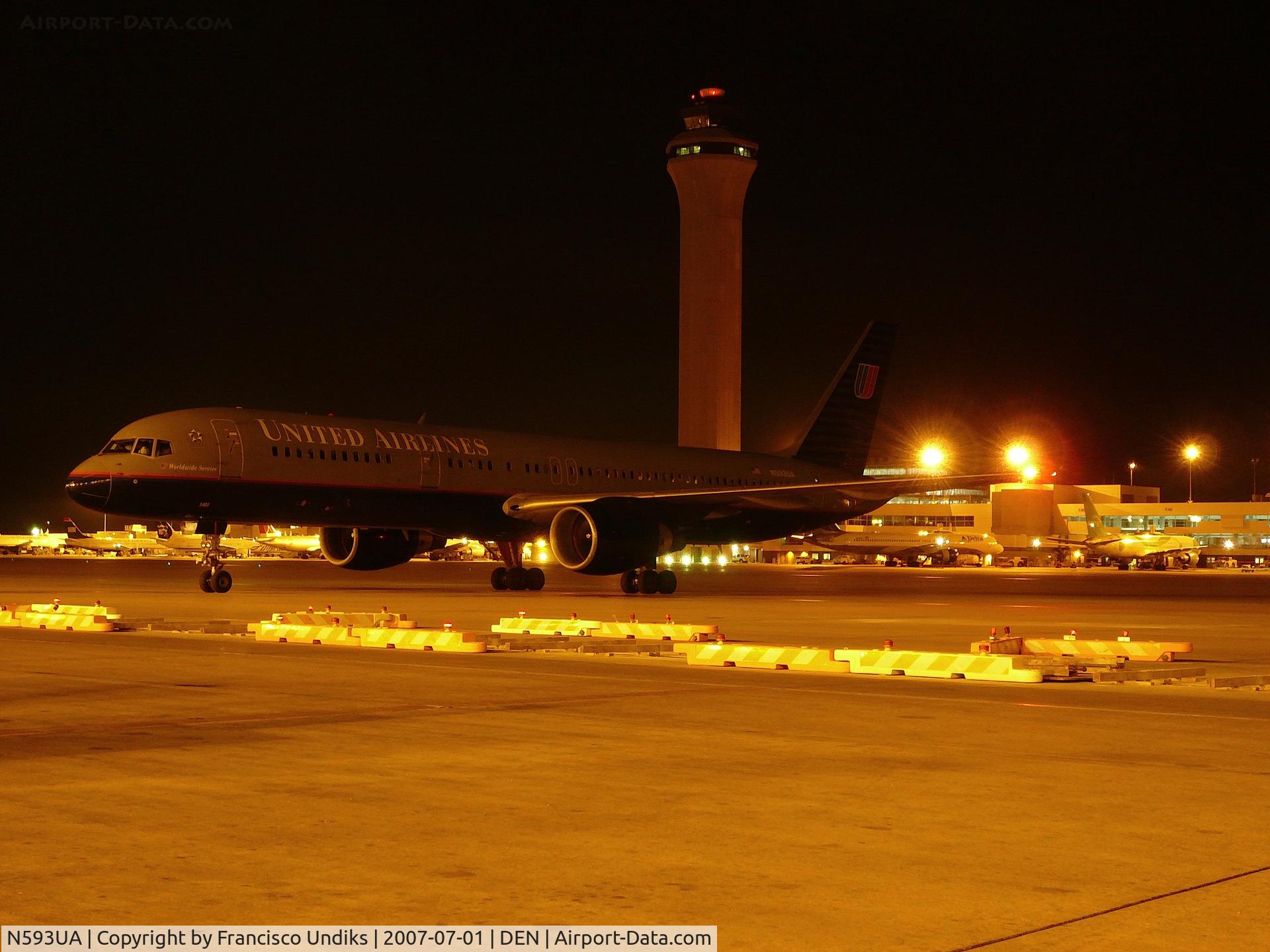 N593UA, 1996 Boeing 757-222(SF) C/N 28144, United Airlines 757.