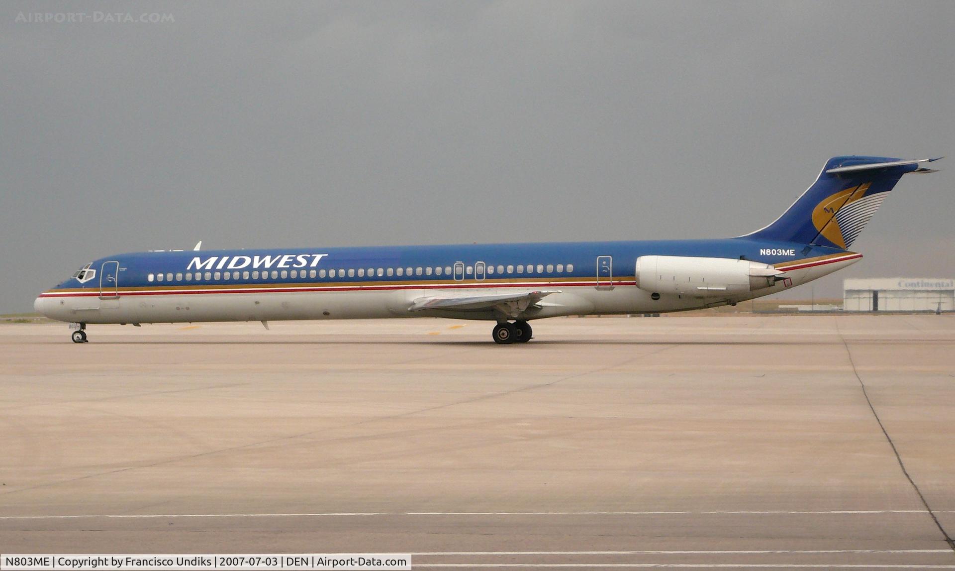 N803ME, 1980 McDonnell Douglas MD-81 (DC-9-81) C/N 48029, Midwest