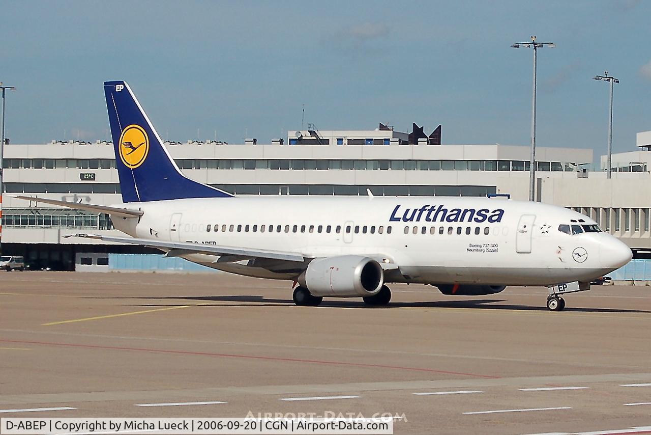 D-ABEP, 1992 Boeing 737-330 C/N 26430, At Cologne/Bonn