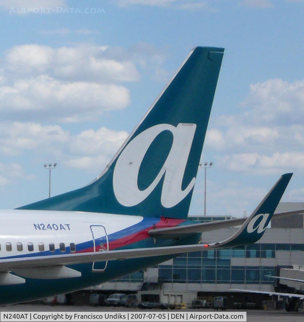 N240AT, 2005 Boeing 737-76N C/N 32657, Air Tran 737.