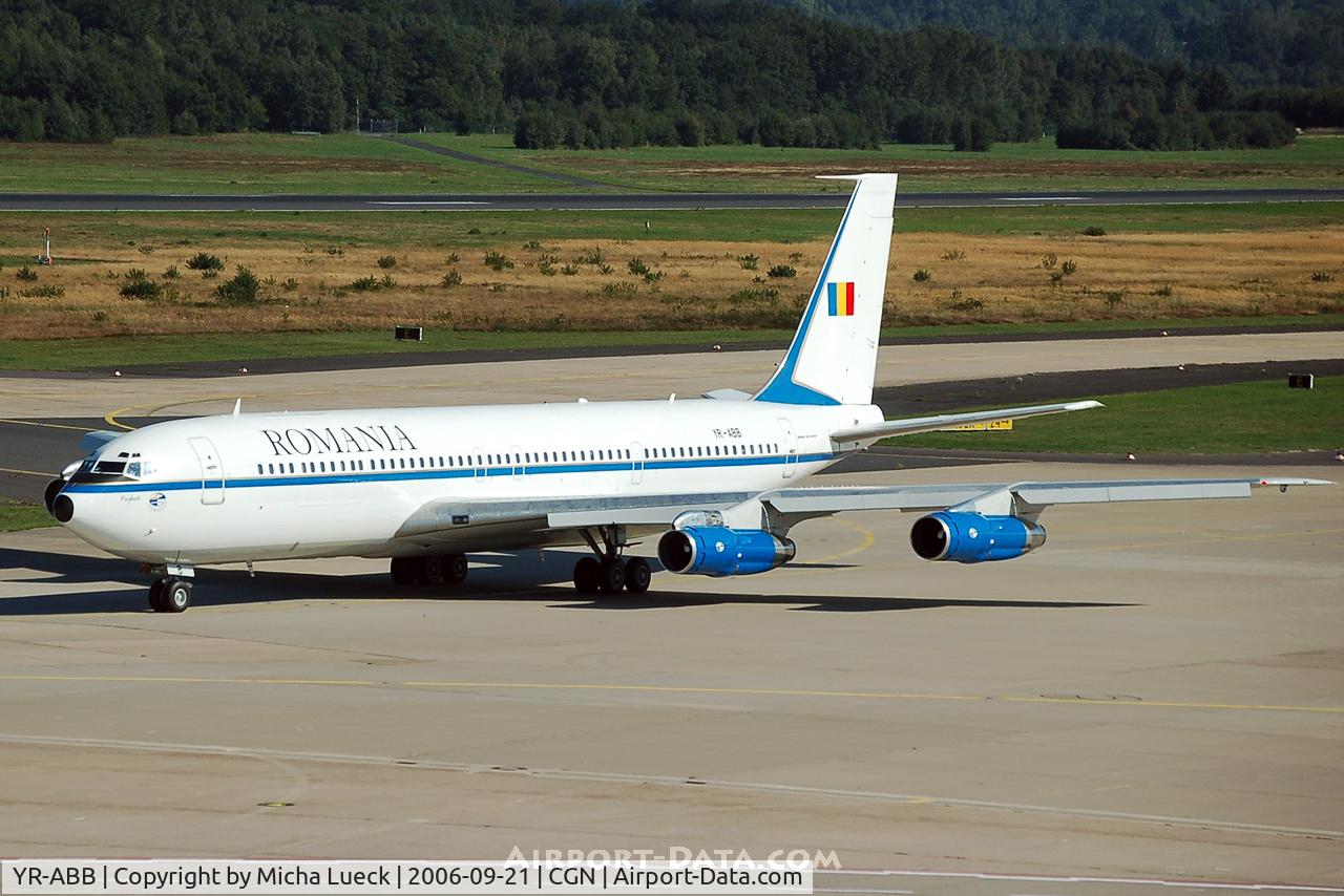 YR-ABB, 1974 Boeing 707-3K1C C/N 20804, Taxiing to the runway
