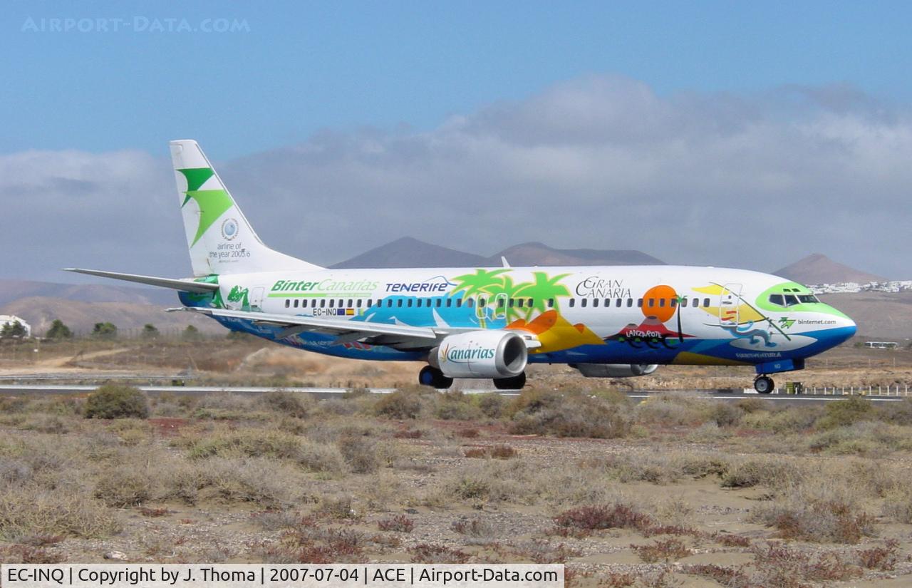 EC-INQ, 1992 Boeing 737-4Q8 C/N 25169, Boeing 737-4Q8