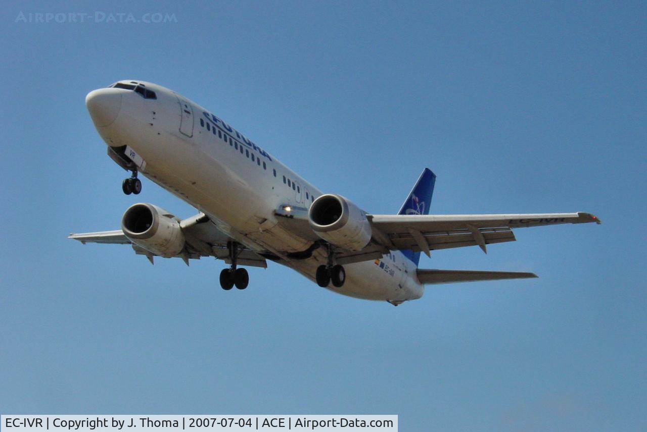 EC-IVR, 1989 Boeing 737-408 C/N 24352, Boeing 737-4Y0