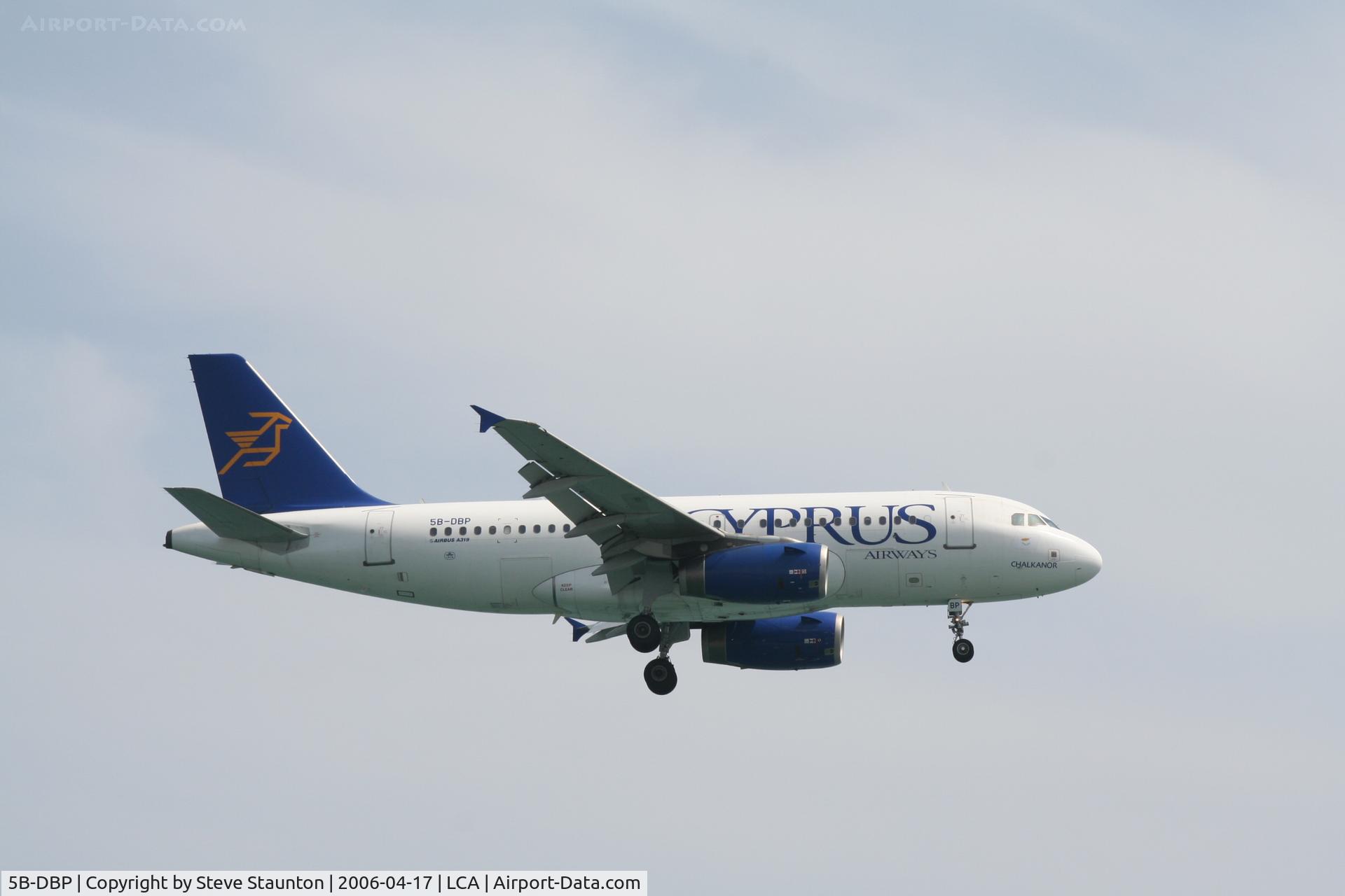 5B-DBP, 2002 Airbus A319-132 C/N 1768, Taken on a beach in Larnaca