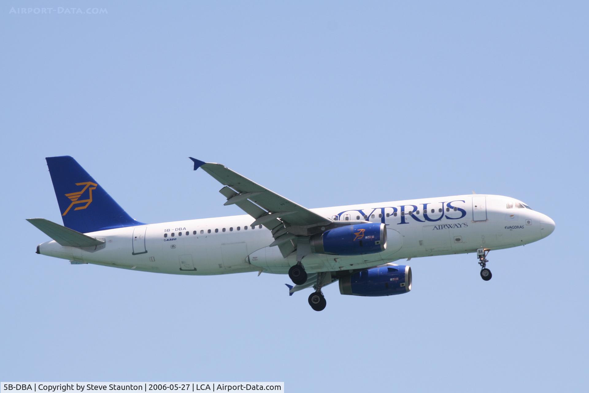 5B-DBA, 1991 Airbus A320-231 C/N 180, Taken on a beach at Larnaca