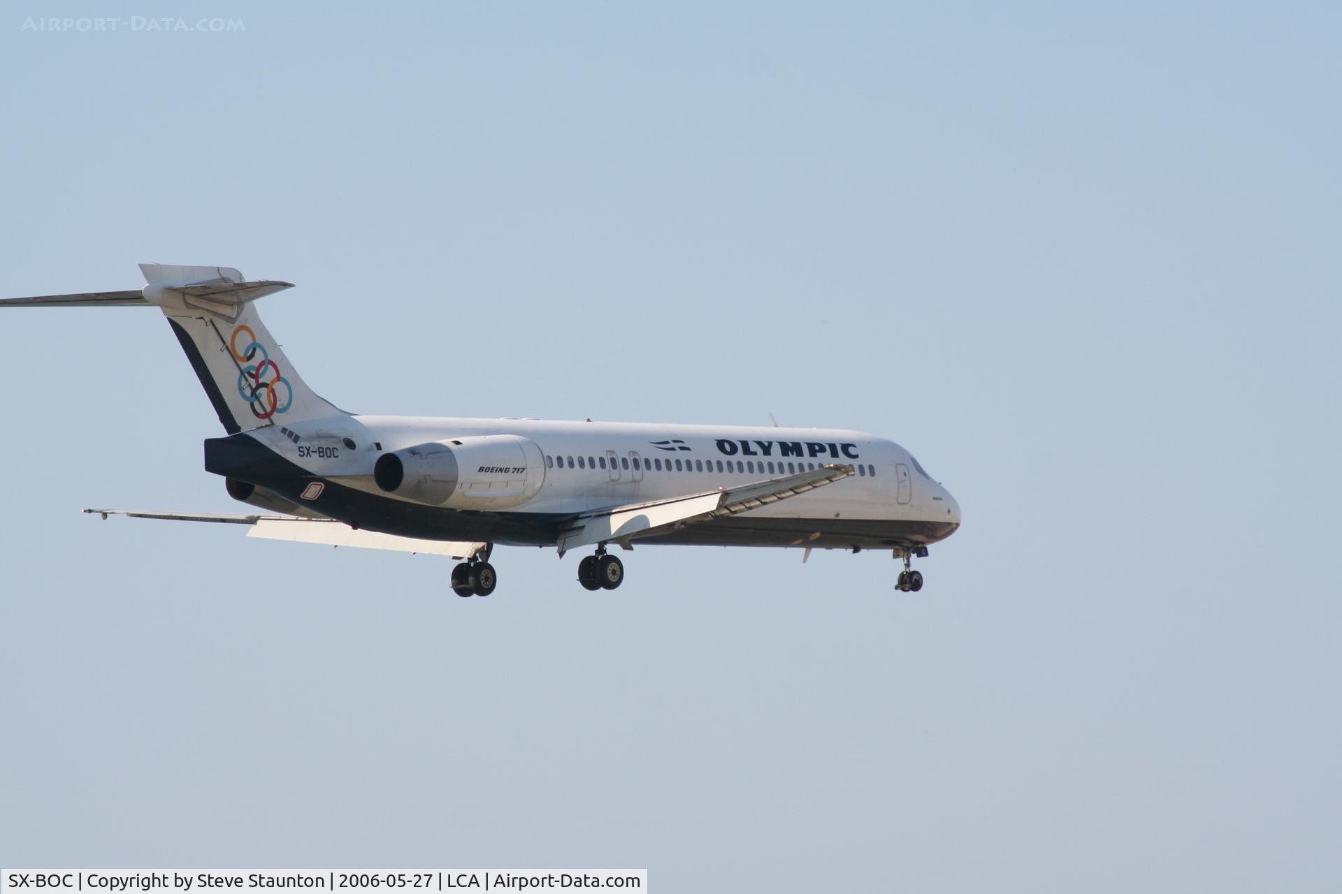 SX-BOC, 2000 Boeing 717-23S C/N 55065, Taken on a beach in Larnaca