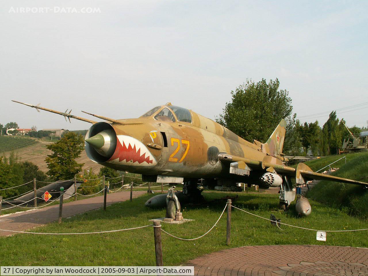 27, Sukhoi Su-22M-4 C/N 25307, Sukhoi Su-22 M4/Preserved/Cerbaiola,Emilia-Romagna