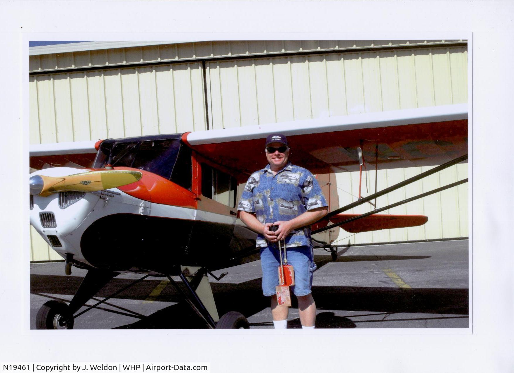 N19461, Taylorcraft BC12-D C/N 9820, The owner and the Taylor