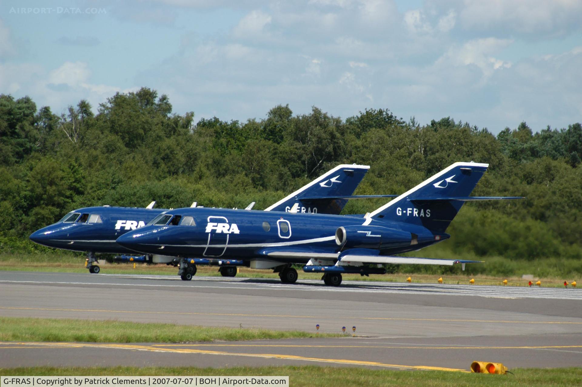 G-FRAS, 1967 Dassault Falcon (Mystere) 20DC C/N 82, FLIGHT REFUELING TWO FALCONS TO YEOVILTON