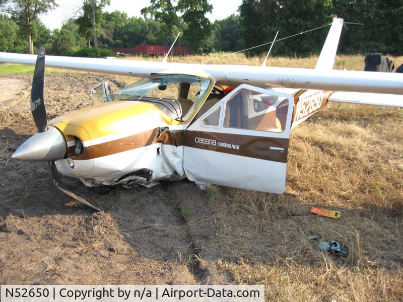 N52650, Cessna 177RG Cardinal C/N 177RG1230, Crashed july 7, 2007