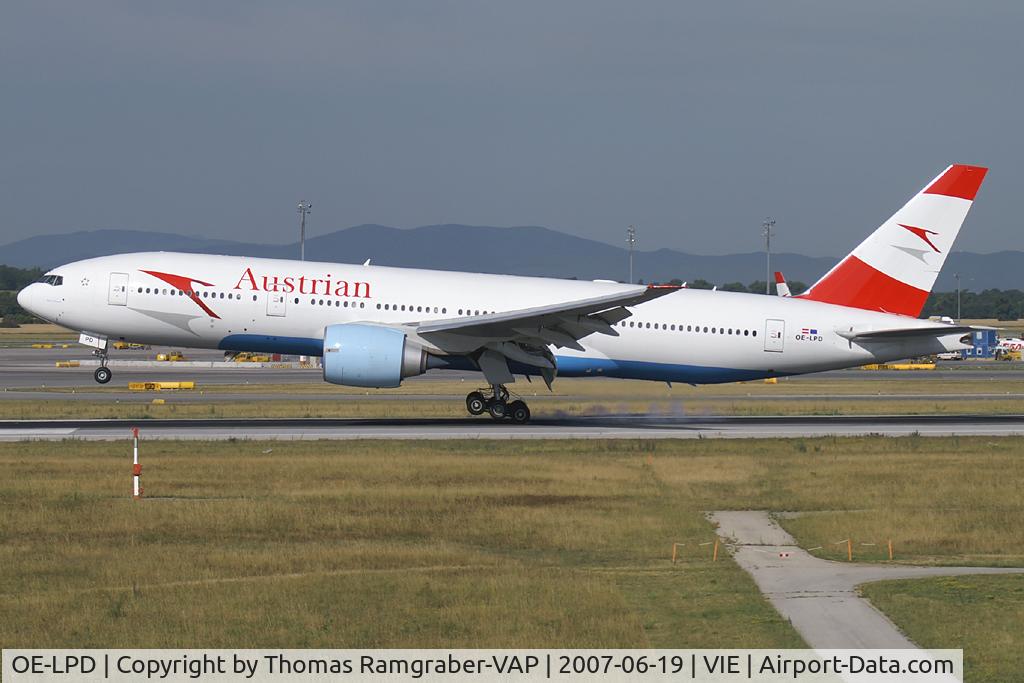 OE-LPD, 2006 Boeing 777-2Z9/ER C/N 35960, Austrian Airlines Boeing 777-200